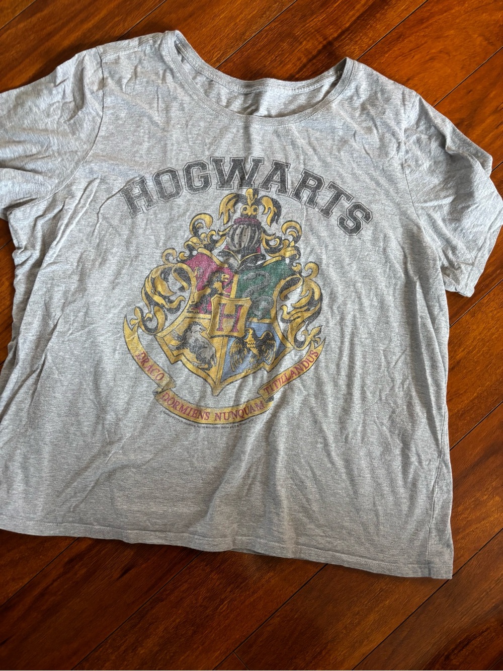 Hogwarts Crest Grey WomensT-Shirt